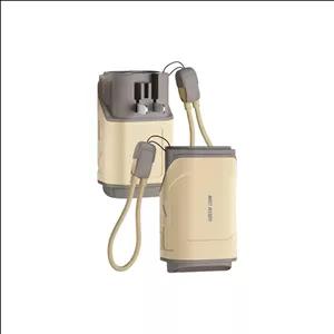 پاوربانک 10000 میلی آمپر گرین لاین مدل GREEN LION TRAVE-X POWER BANK PX21 رنگ کرم