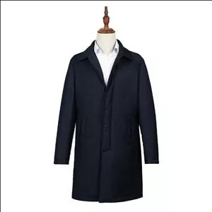 بارانی ساده ال سی من 7 سرمه ای 48