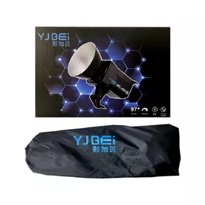 ویدیو لایت دو کلوین COB YJBEI BKL-400 bi همراه با سافت باکس