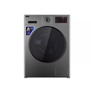 ماشین لباسشویی 9 کیلویی سام مدل P1465 اینوکس گارانتی 24 ماهه سام سرویس