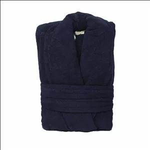 حوله تن پوش مخملی solda سرمه ای سایز دو ایکس لارج