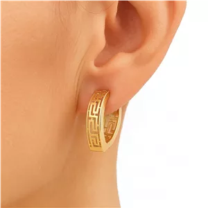 گوشواره هندسی اشک طرح ورساچه 1.120