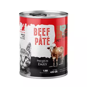 کنسرو پته گوشت خالص مخصوص گربه بالغ برند دی پی اس 800 گرم Beef Pate Premium DPS