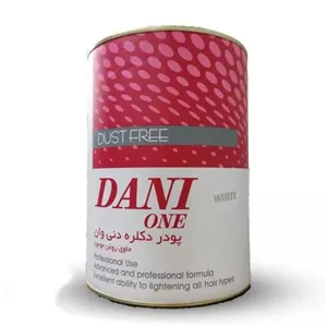 پودر دکلره سفید دنی وان حاوی روغن جوجوبا وزن 400 گرم