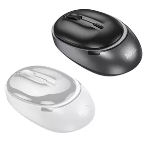 ماوس بی‌سیم هوکو مدل silent GM34 خاکستری