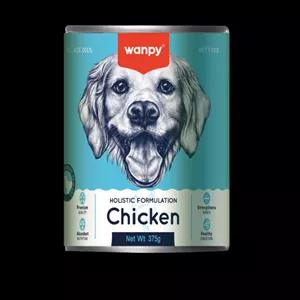 کنسرو سگ طعم مرغ برند Wanpy ونپی 375 گرمی