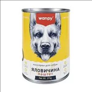 کنسرو سگ ونپی طعم گوشت 375 گرمی
