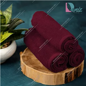 حوله دستی سه عددی مینیمال زرشکی