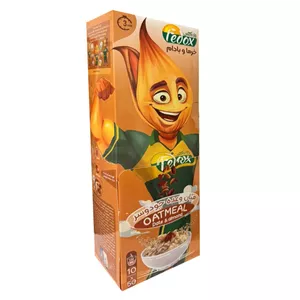 جو دوسر پرک بادام و خرما اوتمیل فدوکس- 500 گرم بسته 10 عددی