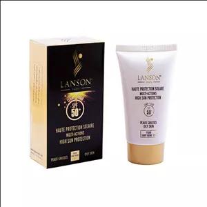 ضد آفتاب فلوئیدی SPF50 پوست چرب 01 بژ روشن لانسون 40 میل