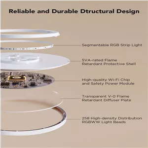 چراغ سقفی هوشمند 30 سانتی گووی Govee Smart Ceiling Light 1S H80A1