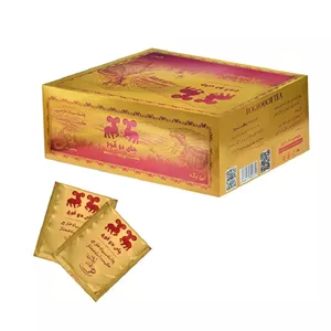 چای سیاه خارجی ممتاز کیسه ای پوشش دار دو قوچ 100 عددی