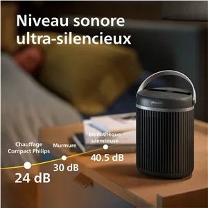 Philips CX3120 فن هیتر رومیزی – گرمایش سریع و کم‌مصرف، کنترل آسان با موبایل