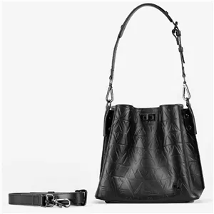 کیف دوشی زنانه S5346 نسکافه ای تیره