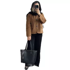 کت Love قهوه ای شتری 1