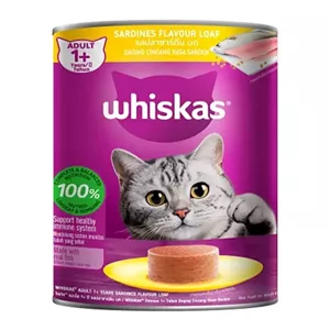 کنسرو غذا گربه ویسکاس طعم ماهی ساردین وزن 400 گرم