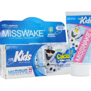 خمیر دندان ژله ای کودک اولاف میسویک 50میلی لیتر با اسانس موز و بلوبری