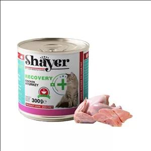 کنسرو سوپ ریکاوری گربه مرغ و بوقلمون برند شایر 300 گرمی Shayer
