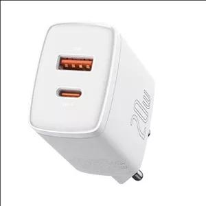 شارژر دیواری 20 وات بیسوس مدل Baseus CCX-B0 سفید