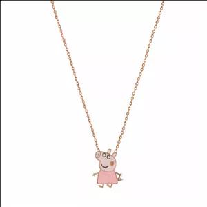 گردنبند میناکاری پپا پیگ 2.24 گرم کد 80007