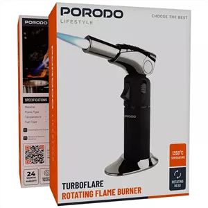 فندک اتمی چرخشی توربو فلیر پرودو مدل TurboFlare PDLFSTHRBGLBK