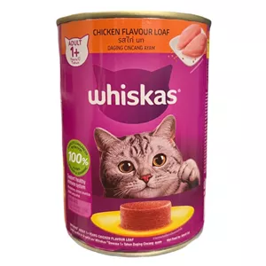 کنسرو غذا گربه ویسکاس طعم مرغ وزن 400 گرم