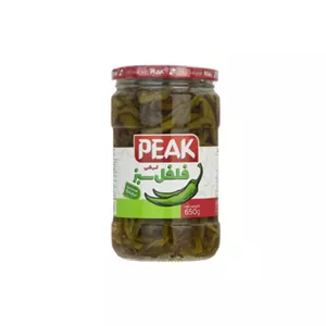 ترشی فلفل سبز peak 550 گرم