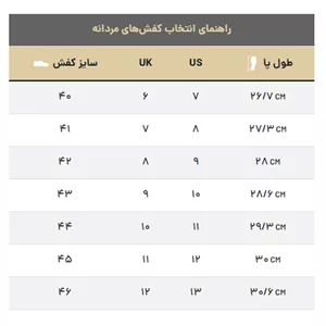 بوت مردانه CARTER B ll 42