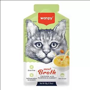 سوپ گربه با طعم گوشت Wanpy Meat