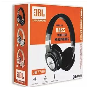 هدفون بلوتوثی و رم خور JBL - مشکی -سرمه ای-نقره ای/ JB-7700