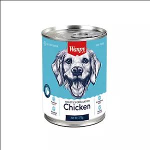 کنسرو سگ ونپی با طعم مرغ Wanpy Chicken Dog Food وزن 375 گرم