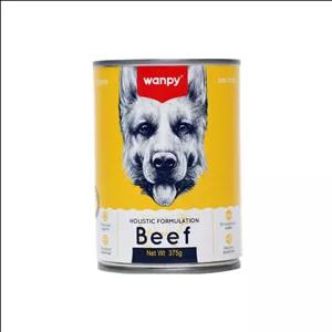 کنسرو سگ ونپی با طعم گوشت گاو Wanpy Beef Dog Food وزن 375 گرم