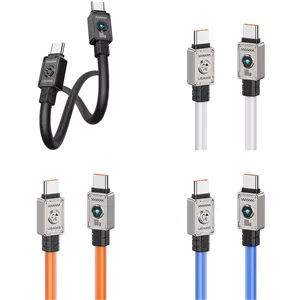 کابل تبدیل ۲سر تایپ سی برند USAMS مدل SJ684-100W نارنجی