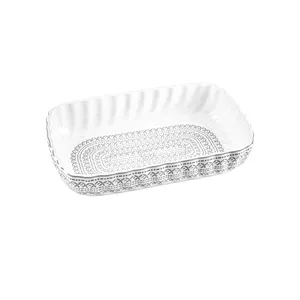 مرغ خوری مستطیل گلدکیش مدل آریسا سایز متوسط کد GK701134-21
