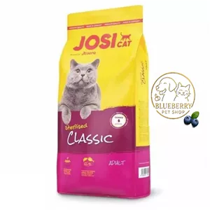 غذای خشک گربه بالغ عقیم جوسی کت مدل کلاسیک(sterlised) 2 کیلوگرم(فله ای در بسته بندی زیپ کیپ)