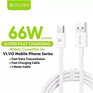 کابل شارژ تایپ سی BAVIN مدل CB356