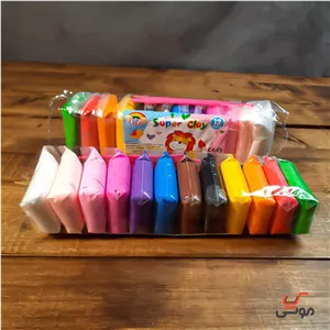 خمیر بازی کلی بسته 12 عددی