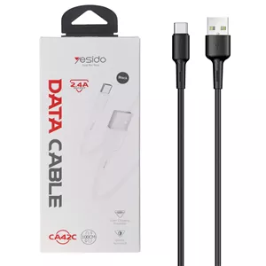 کابل شارژ فست Yesido Type-C مدل CA42C مشکی