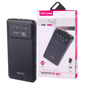 پاوربانک تسکو مدل TSCO TP 807 10000mAh مشکی