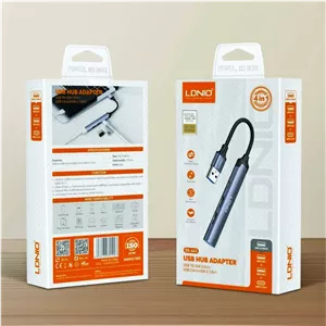 هاب 4 پورت USB-A الدینیو مدل DS-44C