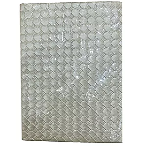 آلبوم عکس فریم دار چرمی طنابی سایز 18*13 کرم