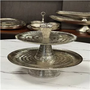 شیرینی خوری دو طبقه سایز بزرگ 