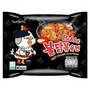 نودل بسیار تند مدل بولداک سامیانگ 140 گرم Samyang
