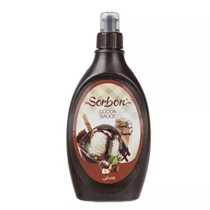 سس شکلات فندقی سوربن مقدار 500 گرم