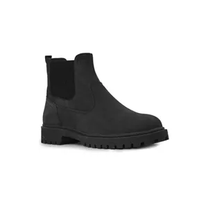 نیم بوت چرمی روزمره مردانه Avas Bootie MC IV Jet black 42