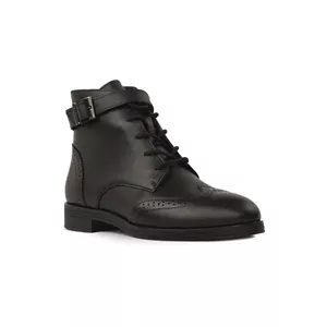نیم بوت چرمی رسمی زنانه Armita Bootie MC Lace IV Jetblack 38