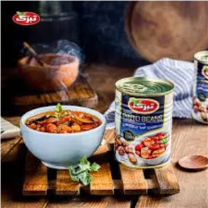 کنسرو لوبیاچیتی با قارچ تبرک 350گرمی