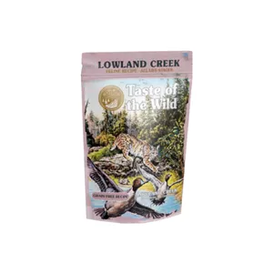 پوچ گربه تیست آف د وایلد با طعم گوشت مرغ و پرندگان Taste of the Wild Cat Lowland Creek Chunks in Gravy وزن 85 گرم