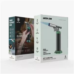 فندک اتمی ضد باد پرو گرین لاین مدل Jet Flame Pro (GNJTFLMPROLBK)
