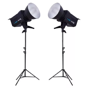 کیت دو تایی ویدیو لایت حرفه ای BK-300 با پایه A-kit31
